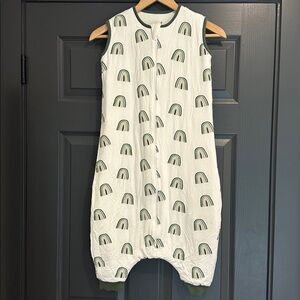 Kyte BABY Sleep Bag Walker (L, 1.0 tog) in discontinued Green Rainbow Print